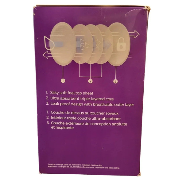 NIB Phillips Avent Ultra Absorbant Disposable Breast Pads, Pack of 100 - Picture 3 of 6